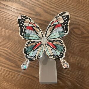 Embroidered butterfly wallflower plug by bath and body works